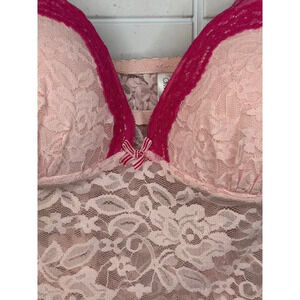 Gillian O’Malley women’s size small lace pink lingerie